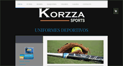 Desktop Screenshot of korzzasports.com